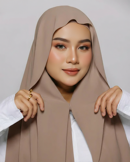 Mıknatıslı Boneli Eşarp