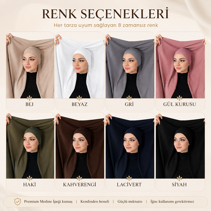 Mıknatıslı ve Boneli Pratik Şal