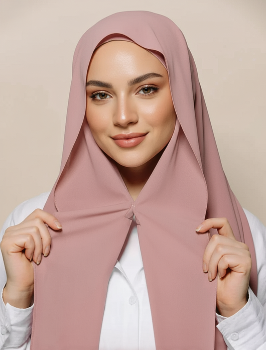 Mıknatıslı Boneli Eşarp